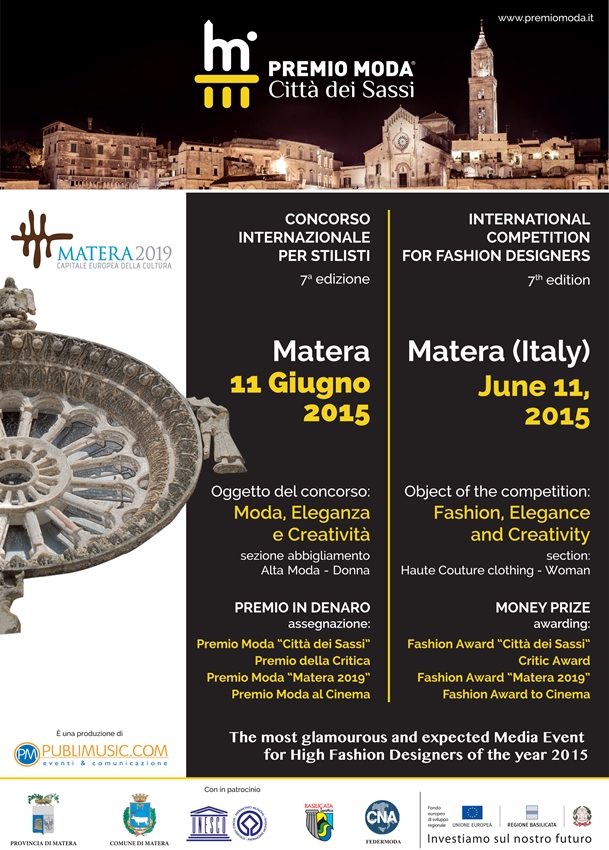 locandina rid premio moda citt dei sassi 11 giugno 2015 